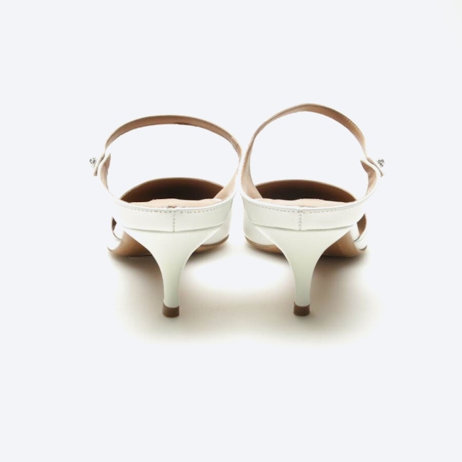 Image 3 of Heeled Mules EUR 39.5 White in color White | Vite EnVogue