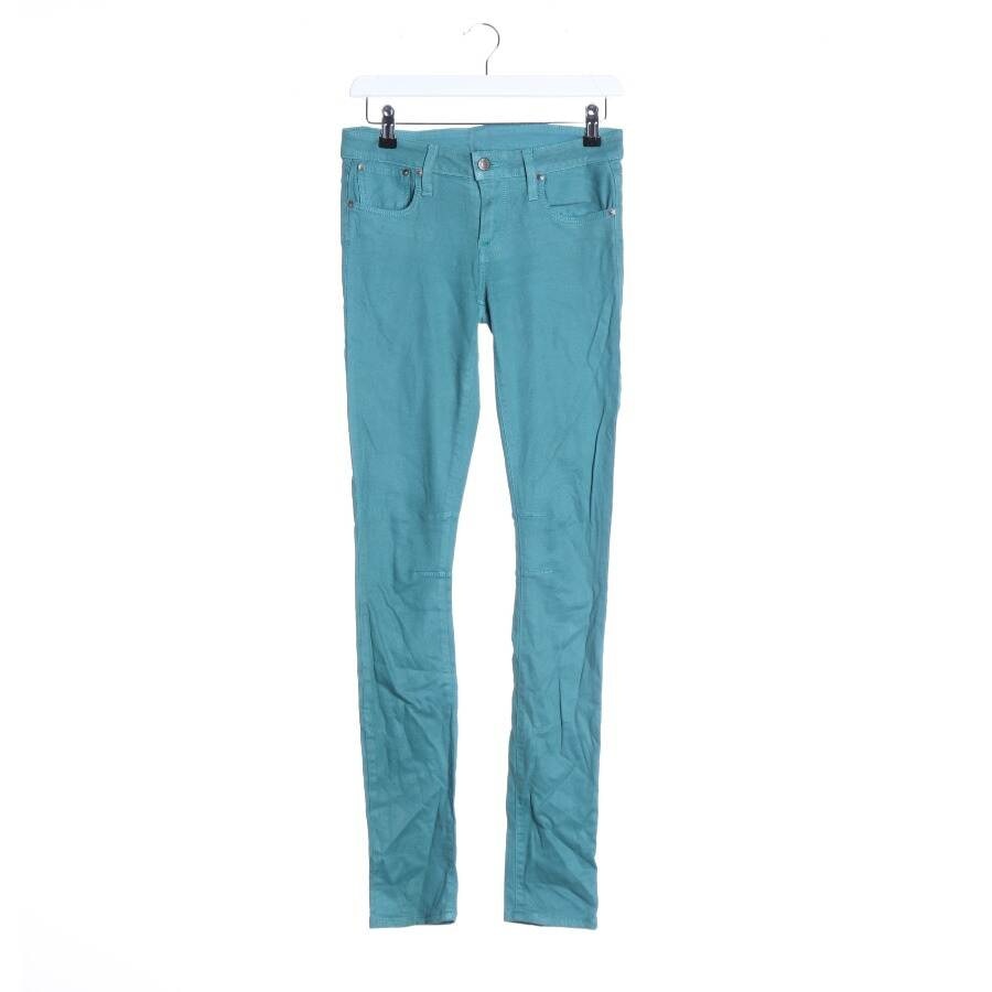 Image 1 of Trousers W25 Turquoise in color Blue | Vite EnVogue
