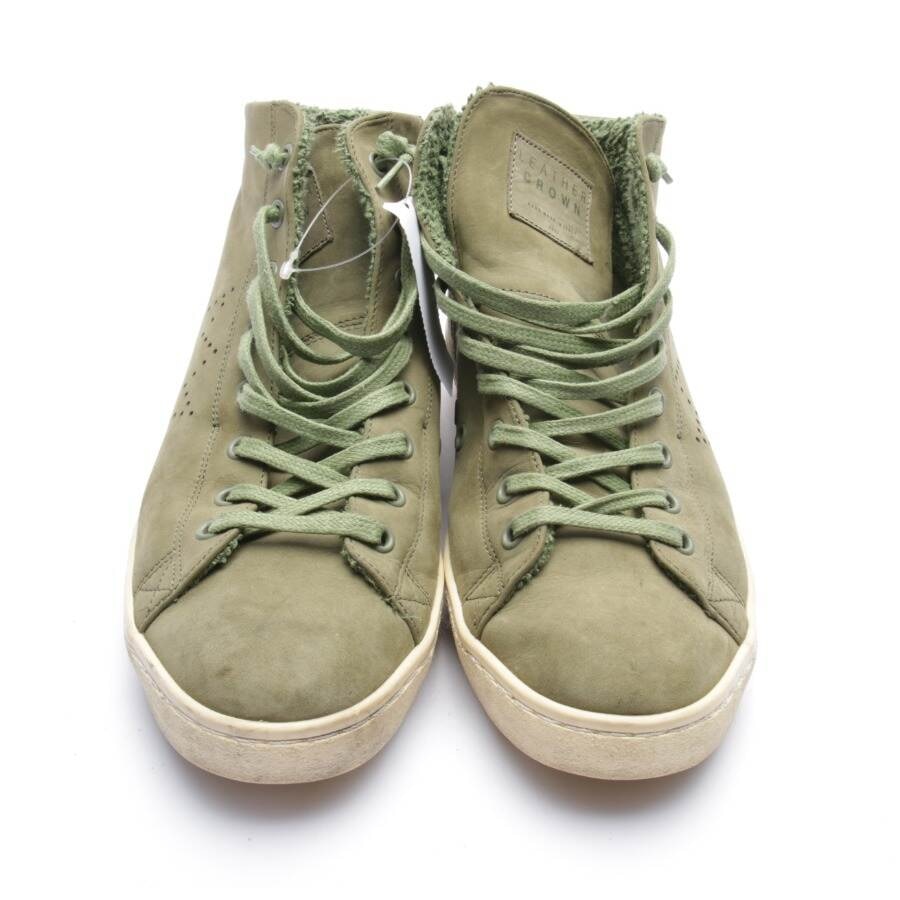 Image 2 of High-Top Sneakers EUR 39 Olive Green in color Green | Vite EnVogue