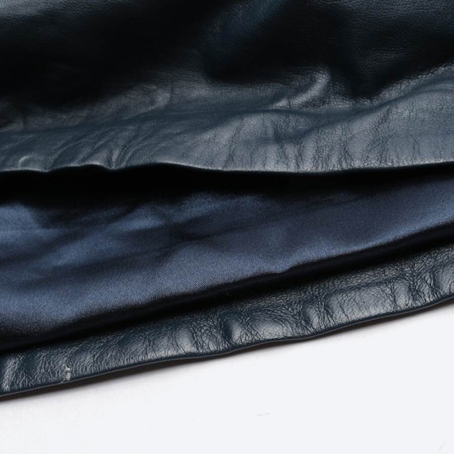 Image 3 of Leather Skirt 38 Navy in color Blue | Vite EnVogue
