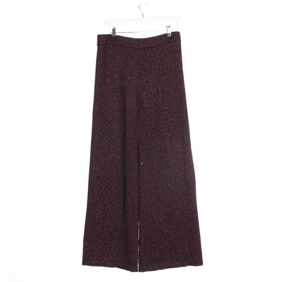 Image 2 of Trousers M Dark Brown in color Brown | Vite EnVogue