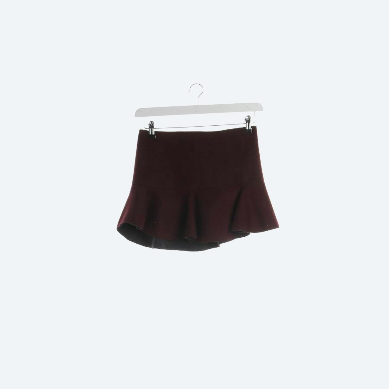 Image 1 of Wool Skirt 34 Bordeaux in color Red | Vite EnVogue