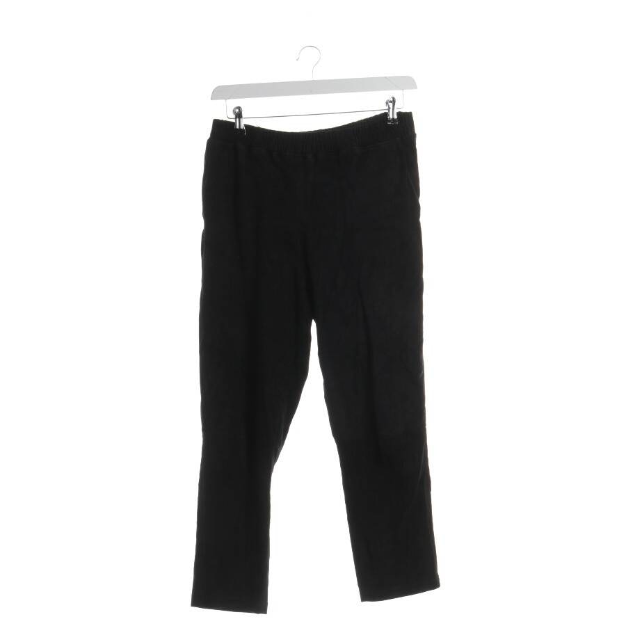 Image 1 of Leather Pants 42 Black in color Black | Vite EnVogue