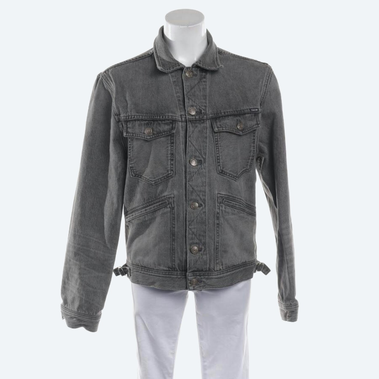 Image 1 of Jeans Jacket XL Gray in color Gray | Vite EnVogue