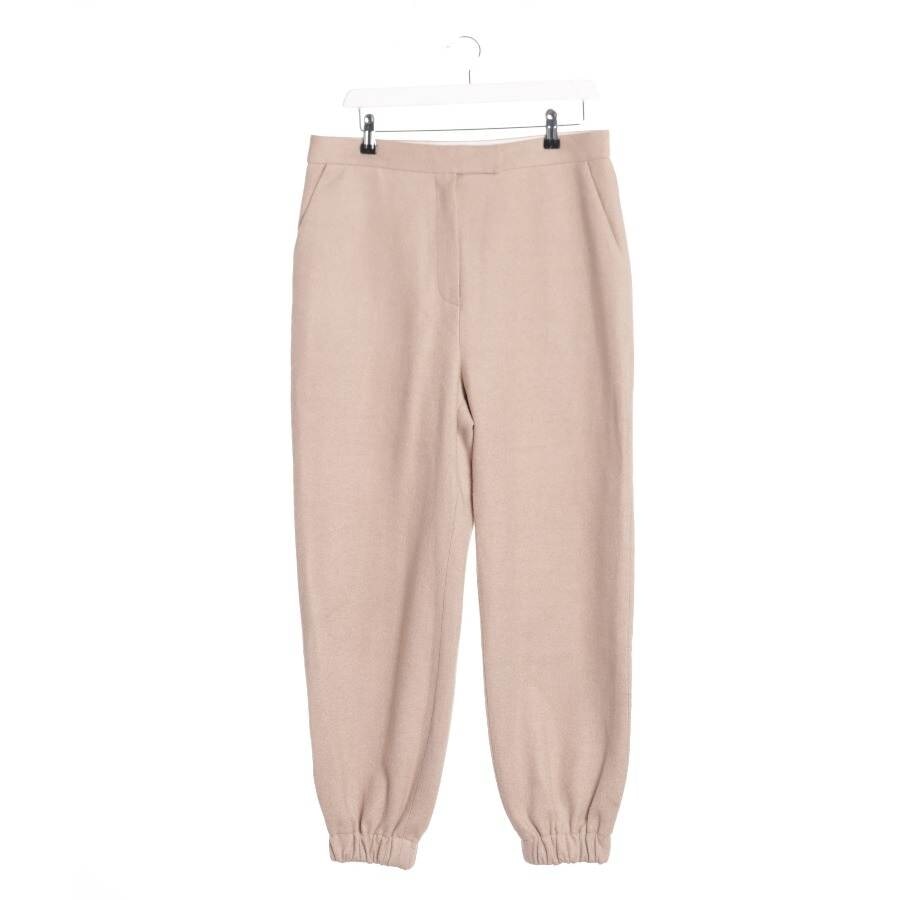 Image 1 of Trousers L Beige in color White | Vite EnVogue