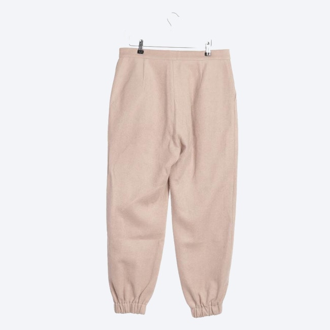 Image 2 of Trousers L Beige in color White | Vite EnVogue