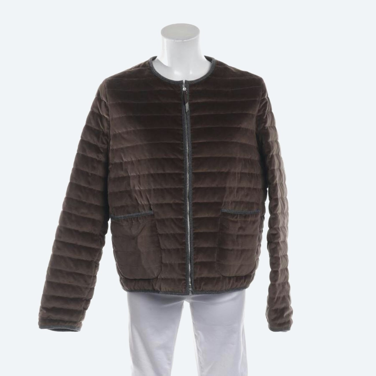 Image 1 of Quilted Jacket L Brown in color Brown | Vite EnVogue