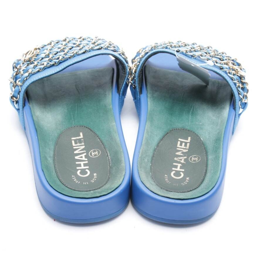 Image 3 of Sandals EUR 37 Blue in color Blue | Vite EnVogue