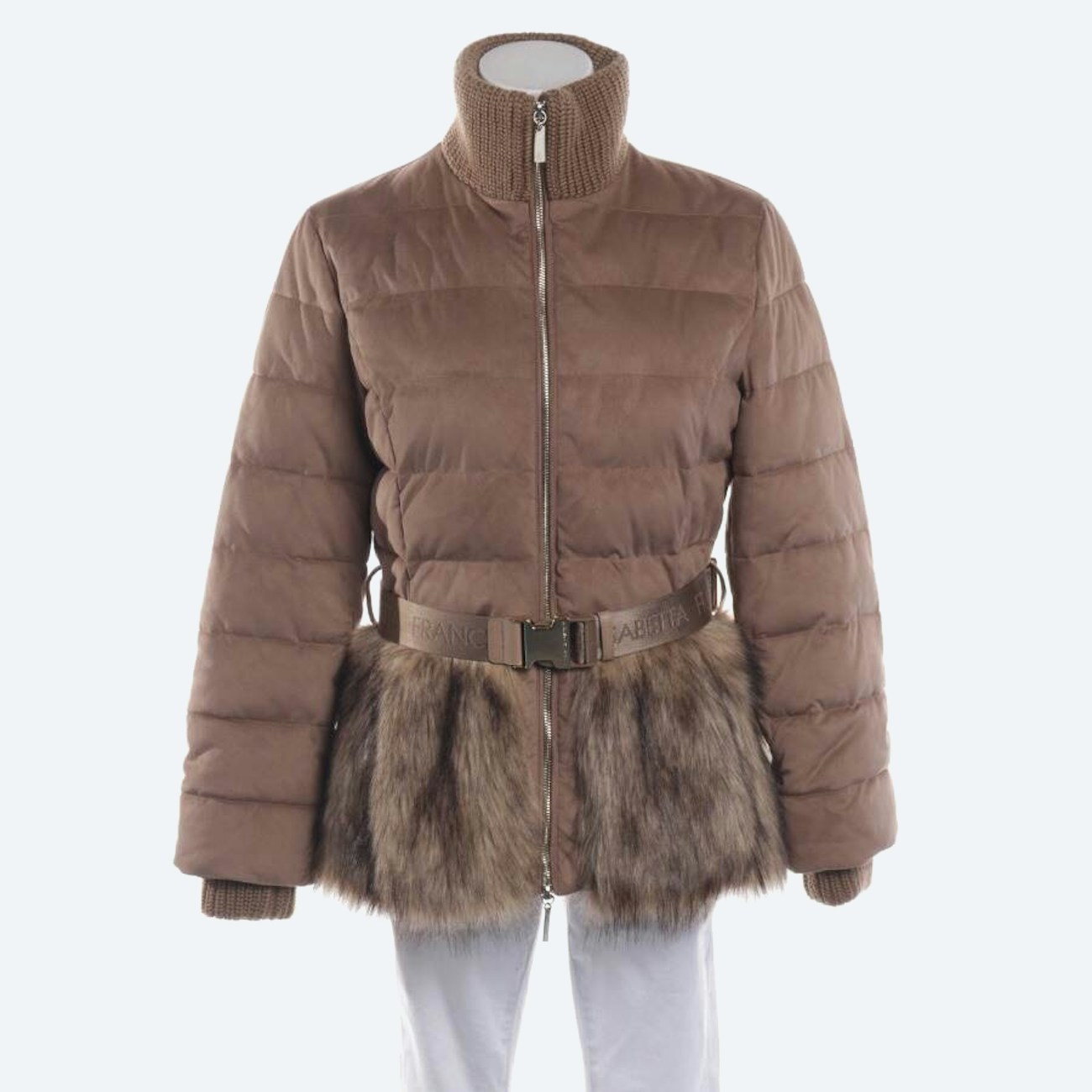 Image 1 of Winter Jacket 40 Light Brown in color Brown | Vite EnVogue