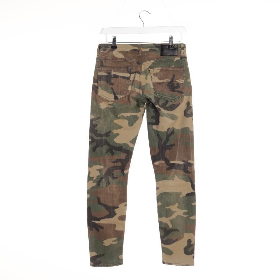 Image 2 of Jeans Slim Fit W24 Camouflage in color Green | Vite EnVogue
