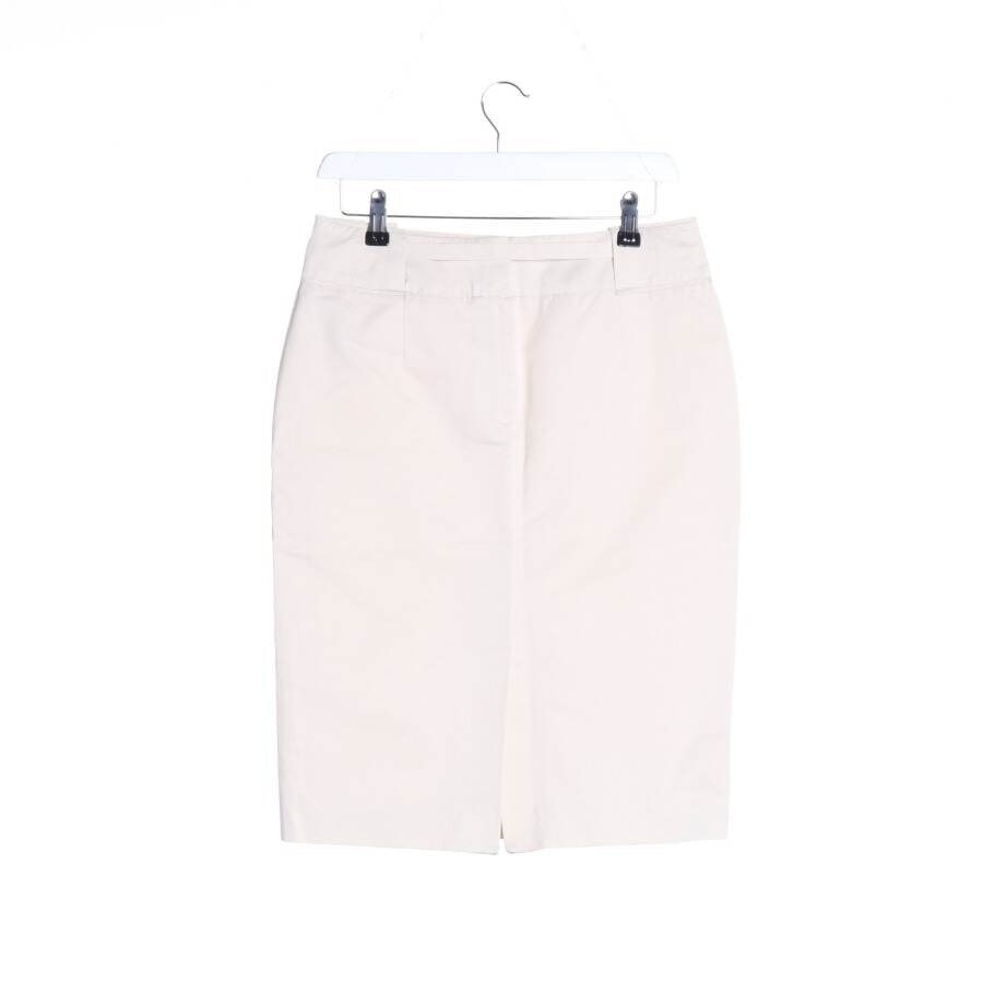Image 2 of Skirt 36 Beige in color White | Vite EnVogue