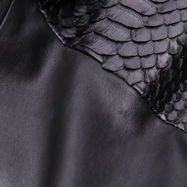 Image 3 of Leather Dress 38 Black in color Black | Vite EnVogue