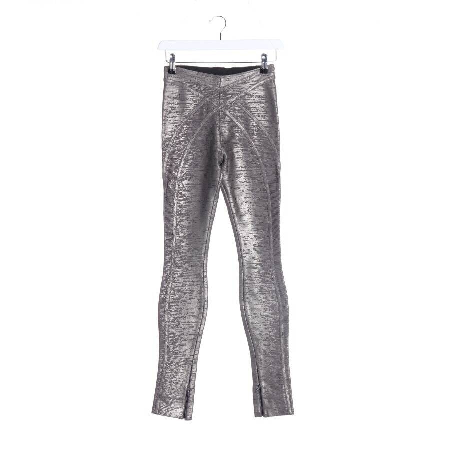 Image 1 of Trousers XS Silver in color Metallic | Vite EnVogue