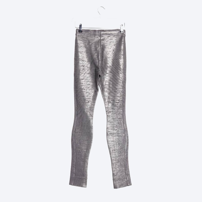 Image 2 of Trousers XS Silver in color Metallic | Vite EnVogue