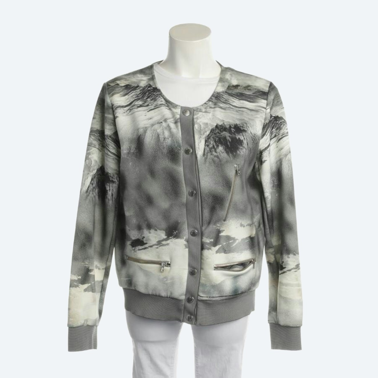 Image 1 of Summer Jacket L Light Gray in color Gray | Vite EnVogue