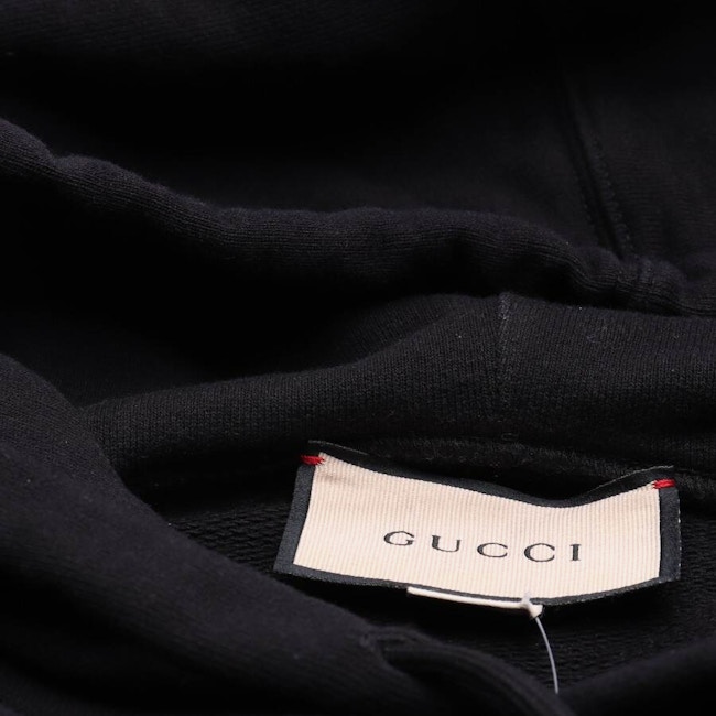 Image 4 of Hooded Sweatshirt L Black in color Black | Vite EnVogue