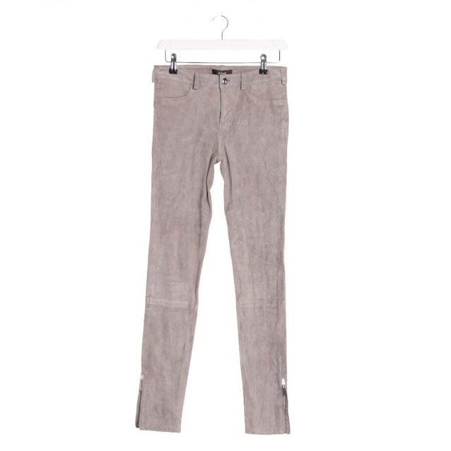 Image 1 of Leather Pants 34 Light Gray | Vite EnVogue