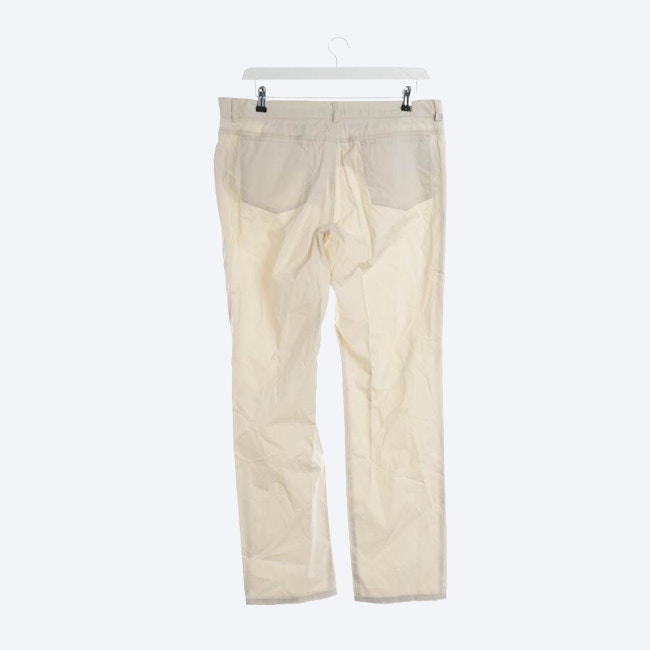 Image 2 of Trousers 56 Beige in color White | Vite EnVogue