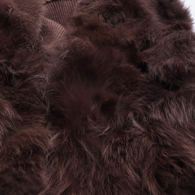 Image 3 of Fur Vest S Dark Brown in color Brown | Vite EnVogue