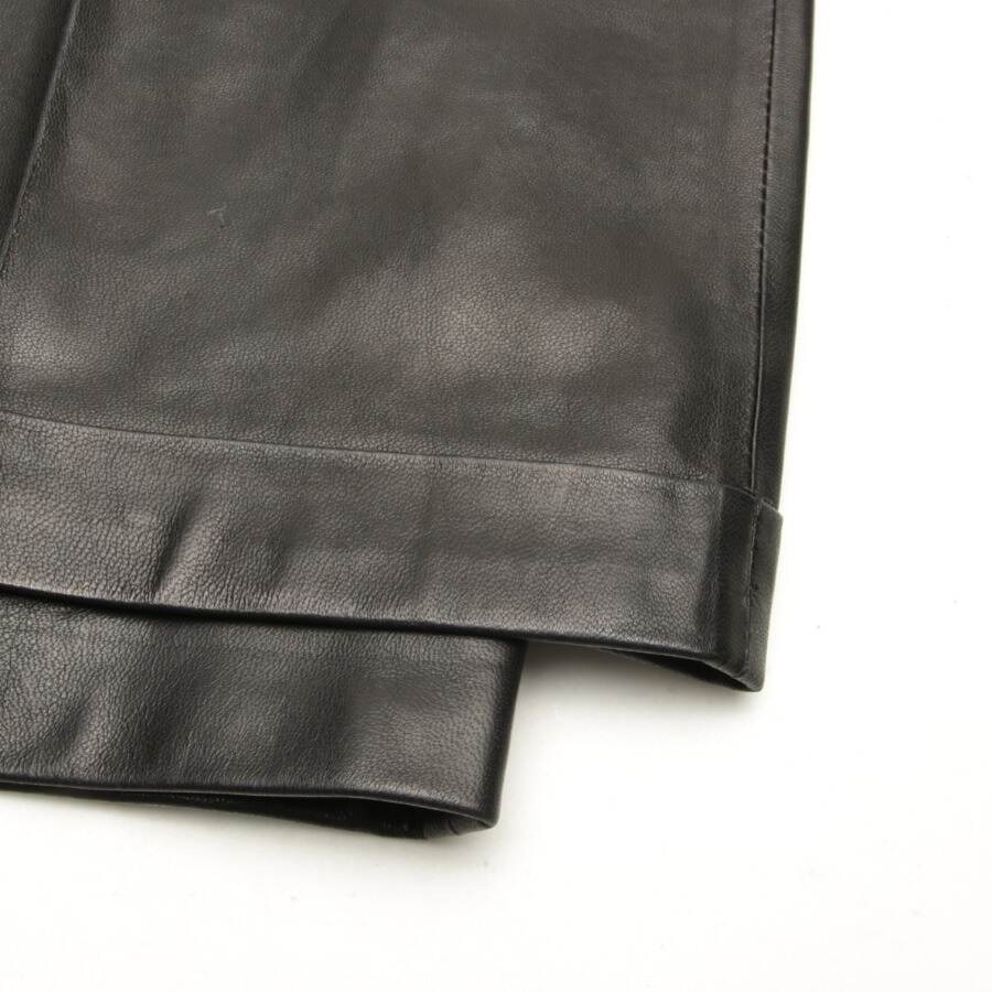 Image 3 of Leather Pants 38 Black in color Black | Vite EnVogue