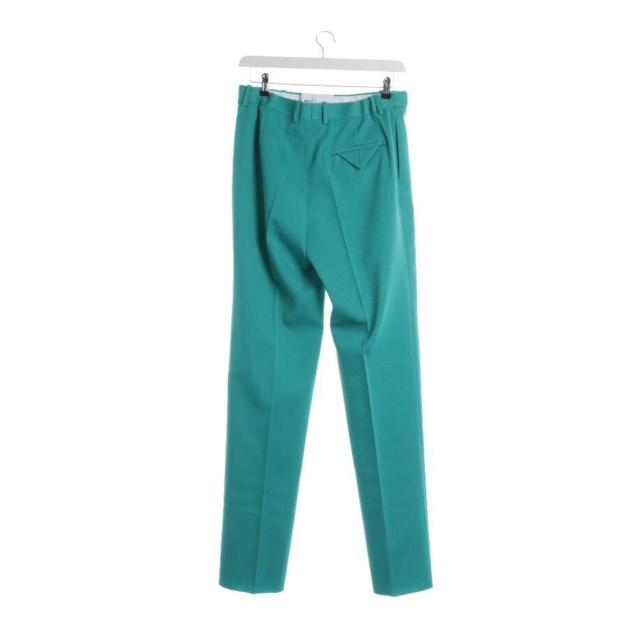 Image 2 of Wool Pants 36 Turquoise in color Blue | Vite EnVogue