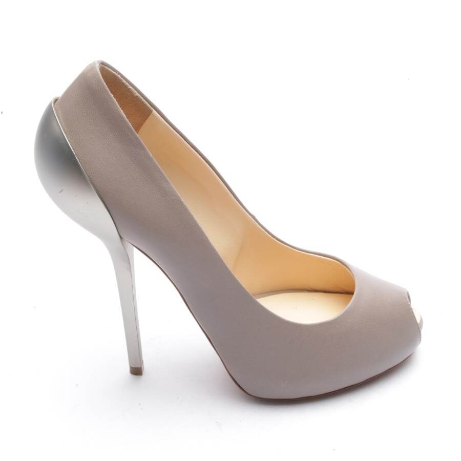 Image 1 of Peep Toes EUR 38.5 Beige in color White | Vite EnVogue
