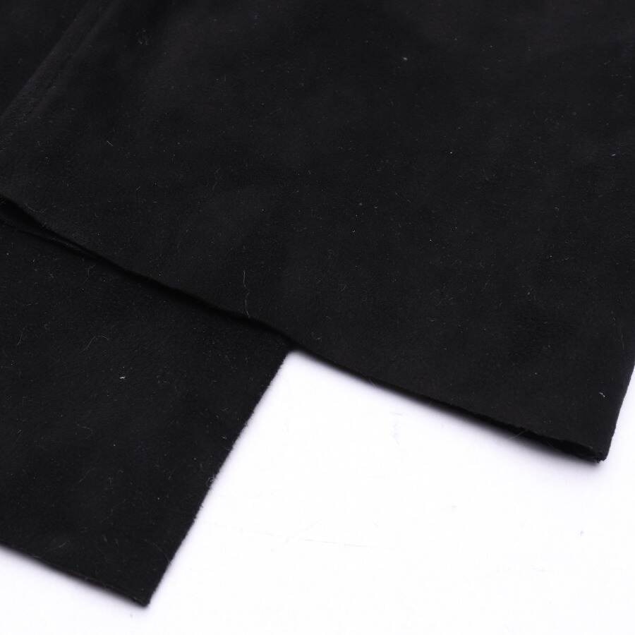 Image 3 of Leather Pants W32 Black in color Black | Vite EnVogue