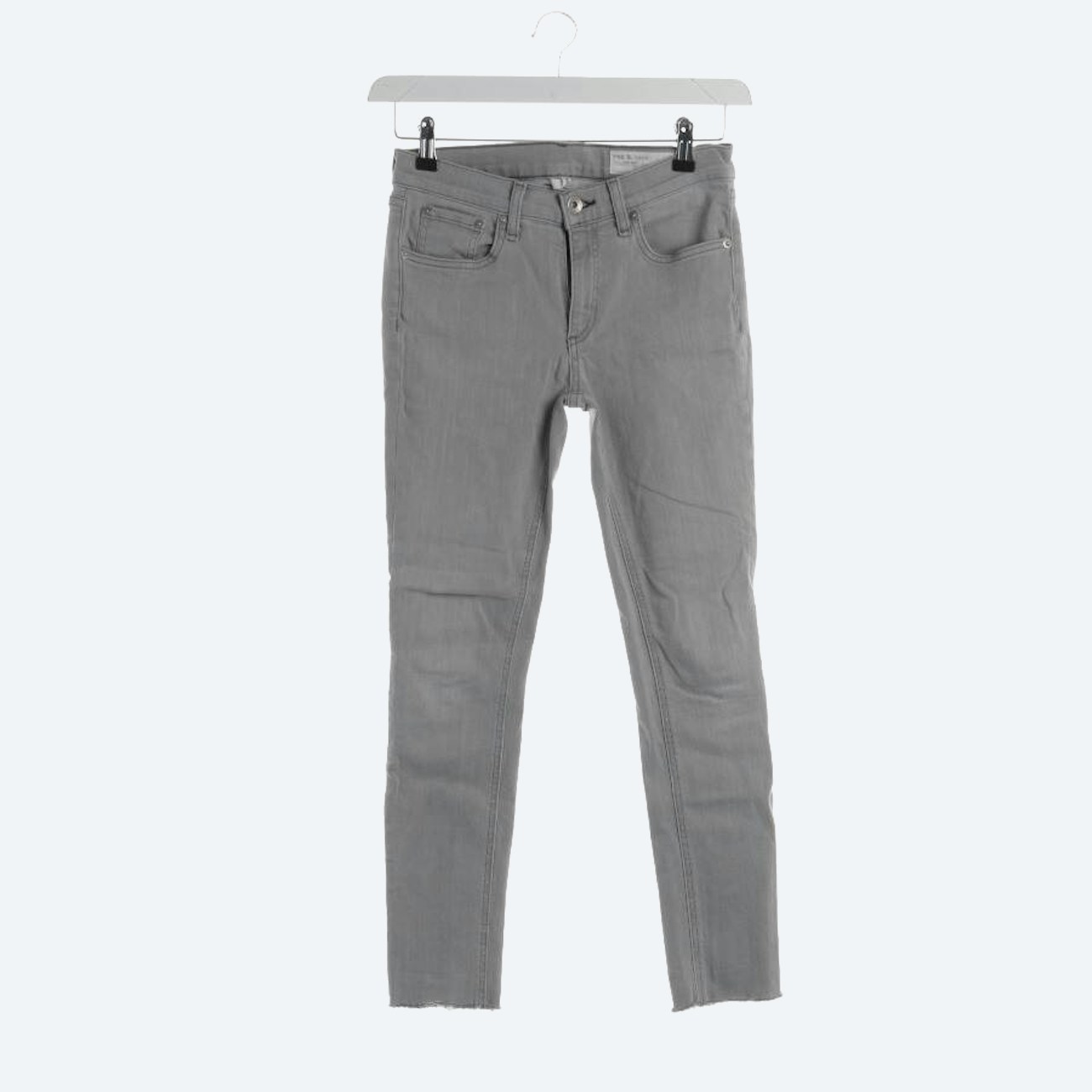 Image 1 of Jeans Skinny W27 Light Gray in color Gray | Vite EnVogue