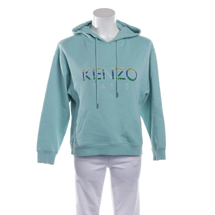Image 1 of Hooded Sweatshirt XS Turquoise in color Blue | Vite EnVogue