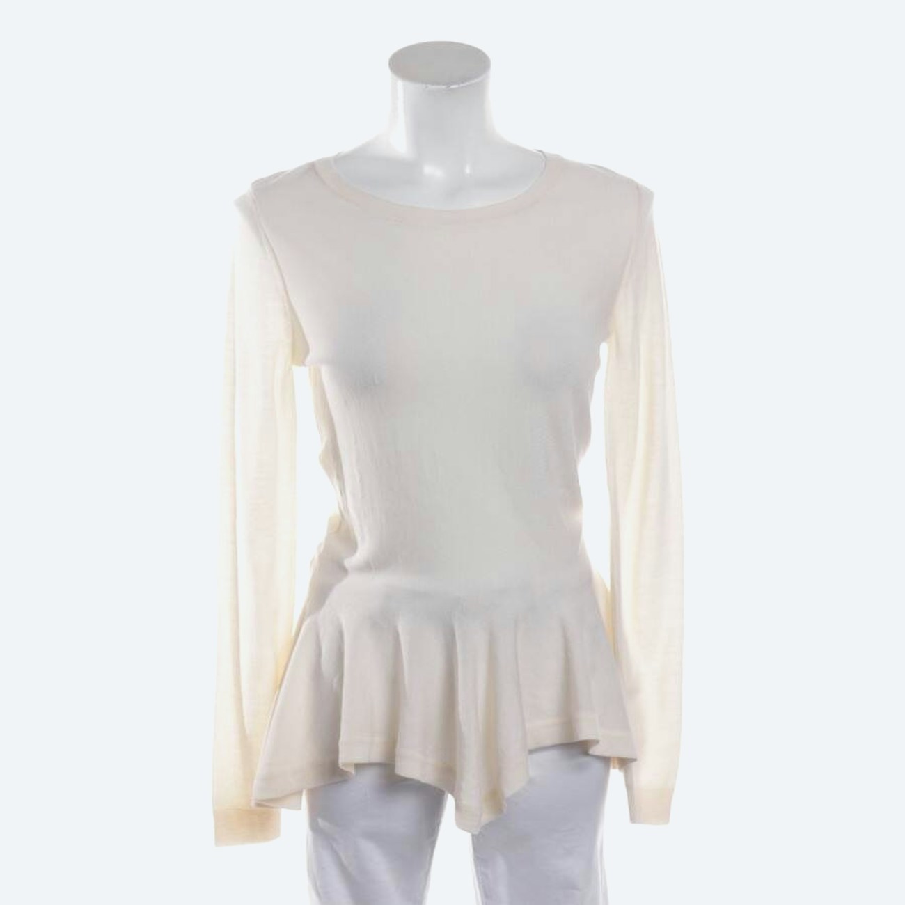 Image 1 of Wool Jumper L White in color White | Vite EnVogue