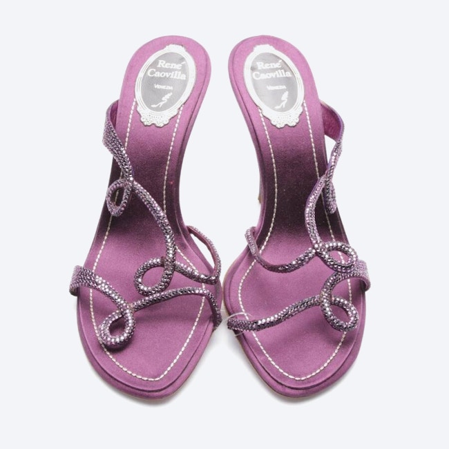 Image 2 of Heeled Sandals EUR 37.5 Purple in color Purple | Vite EnVogue