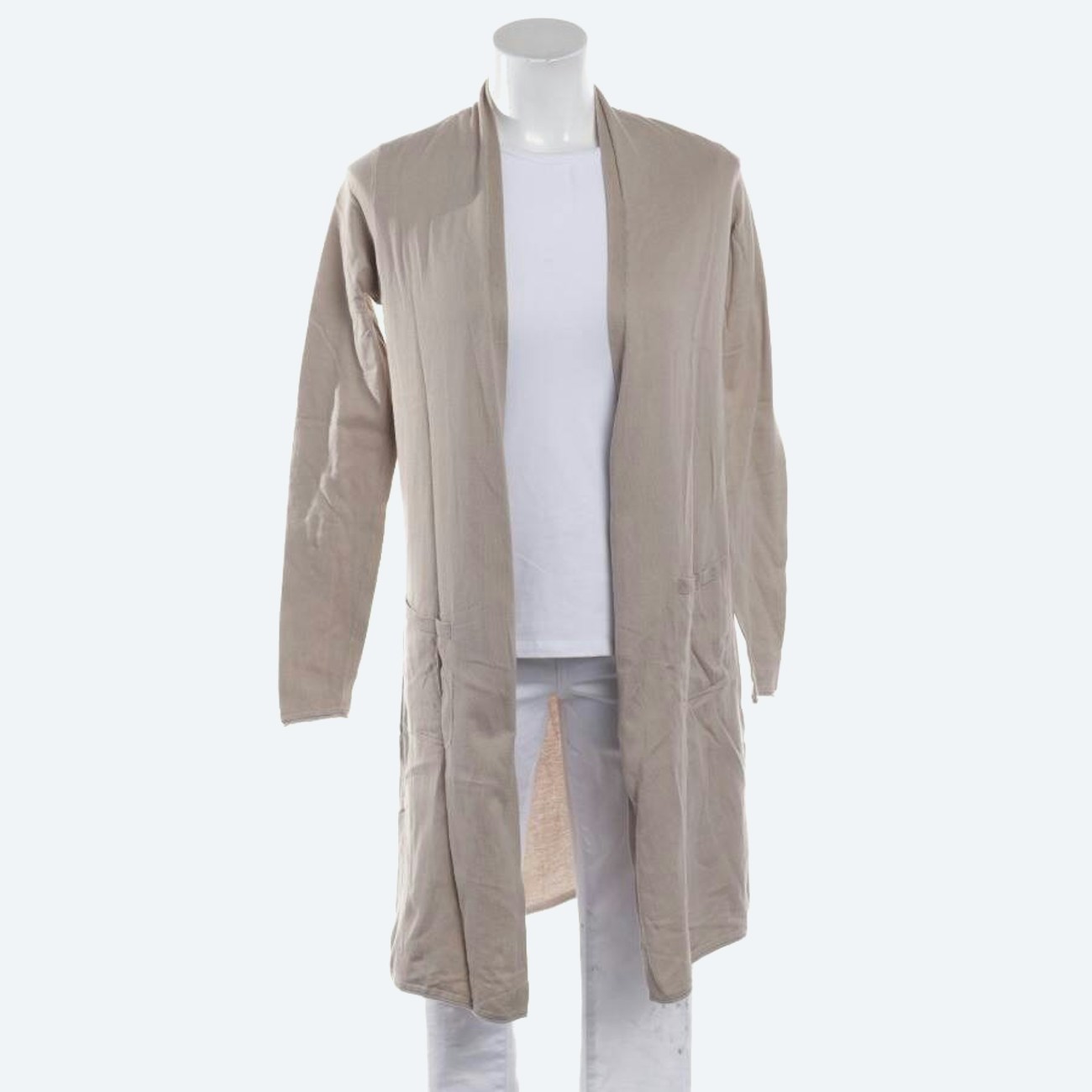 Image 1 of Cardigan XS Light Brown in color Brown | Vite EnVogue