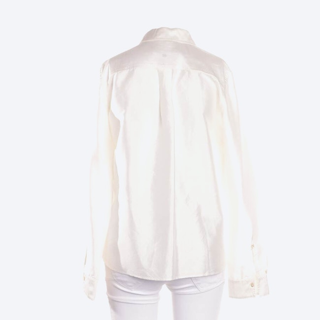 Image 2 of Silk Shirt 42 Cream in color White | Vite EnVogue