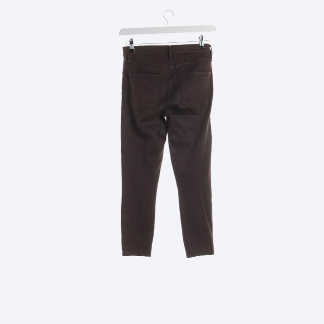 Image 2 of Trousers W29 Dark Brown in color Brown | Vite EnVogue