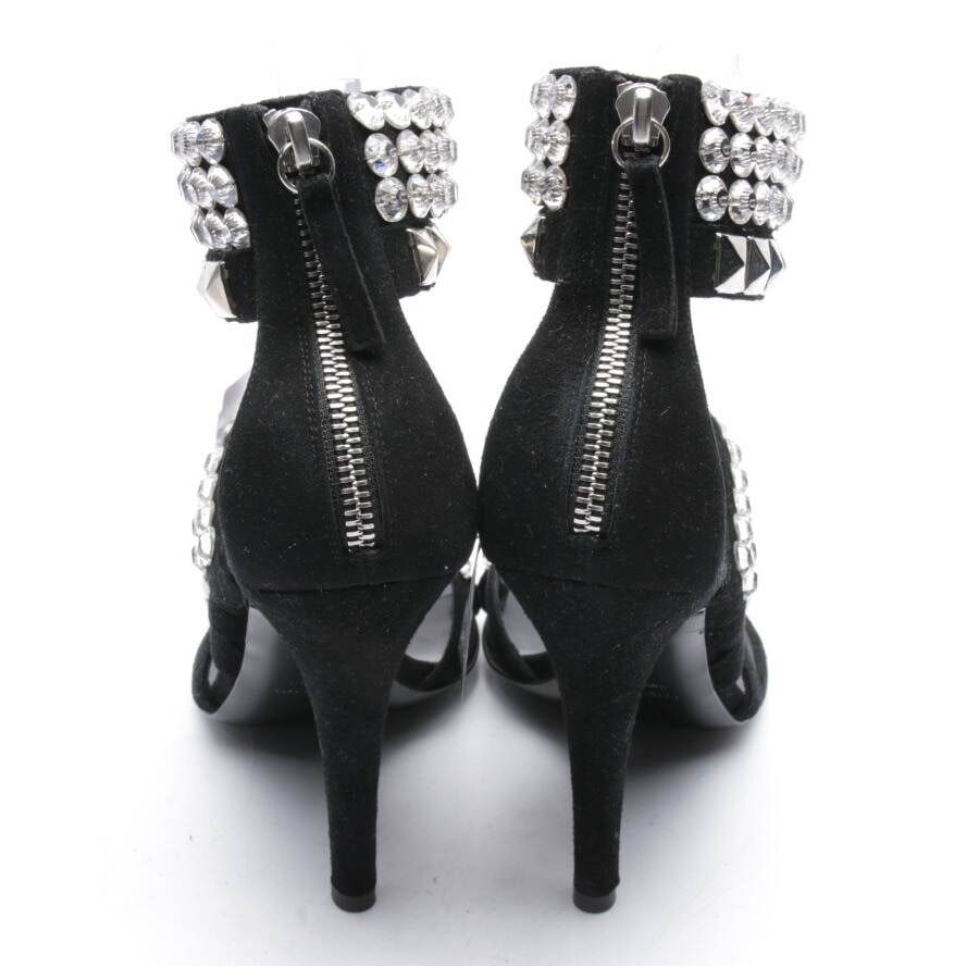 Image 3 of Balmain Heeled Sandals EUR 37.5 Black in color Black | Vite EnVogue