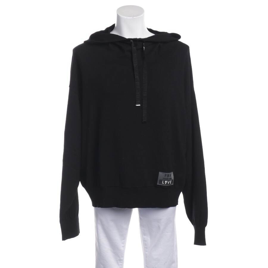 Image 1 of Hooded Sweatshirt M Black in color Black | Vite EnVogue
