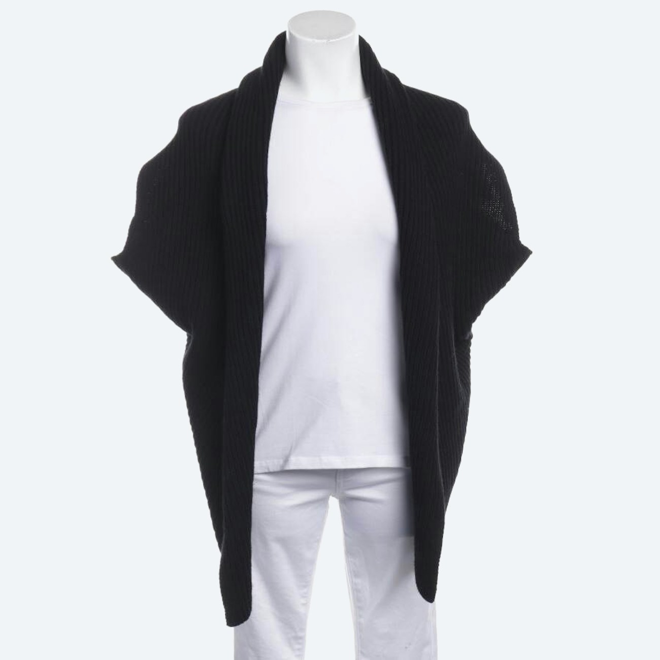 Image 1 of Wool Vest 32 Black in color Black | Vite EnVogue