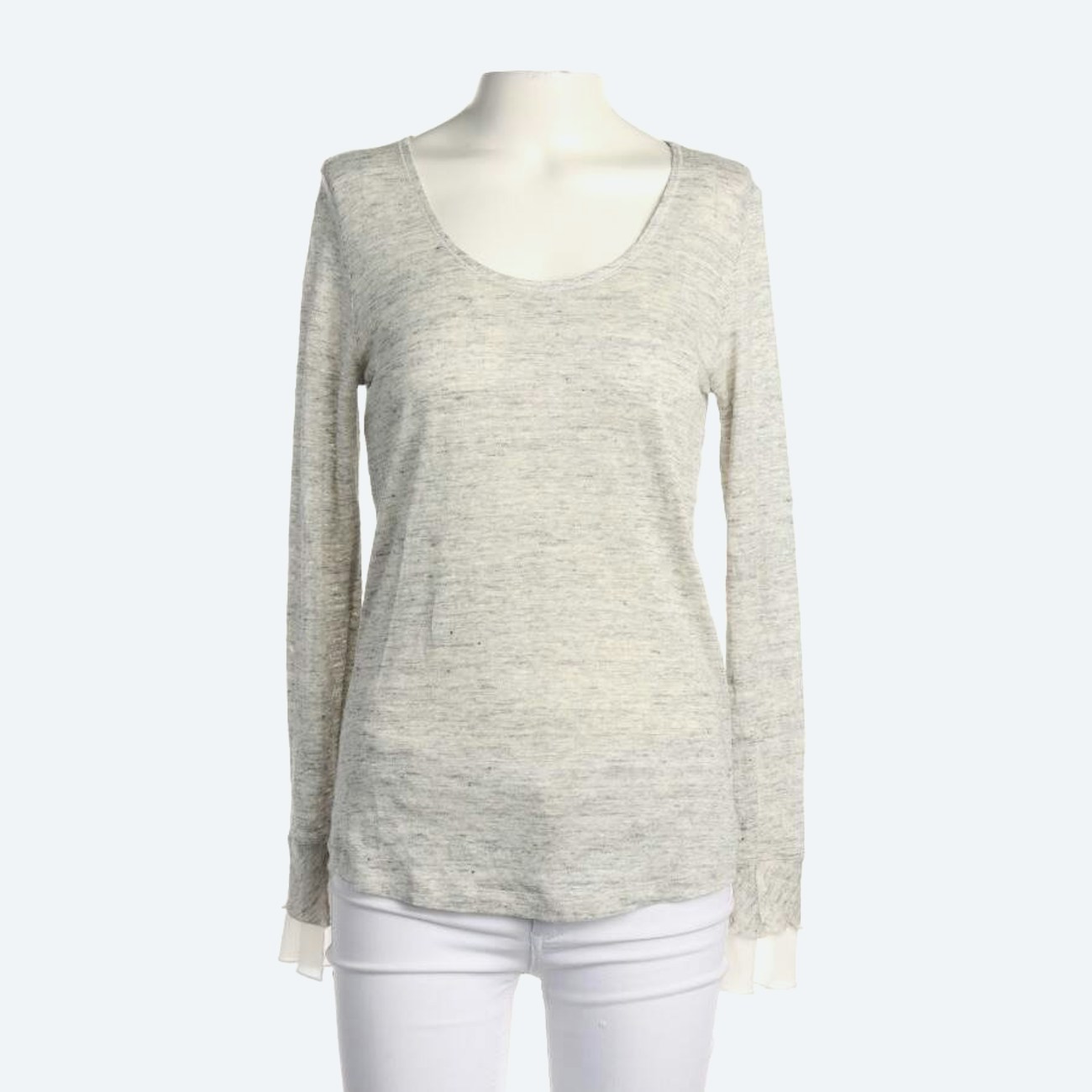Image 1 of Longsleeve XS Light Gray in color Gray | Vite EnVogue