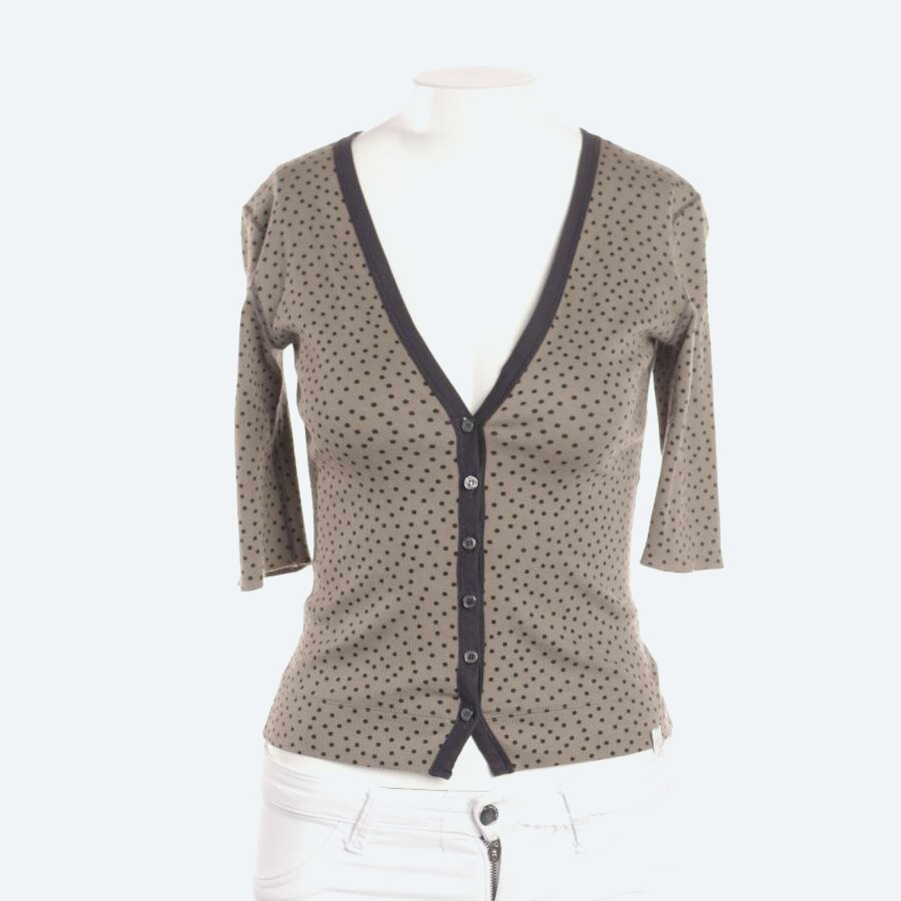Image 1 of Cardigan S Olive Green in color Green | Vite EnVogue