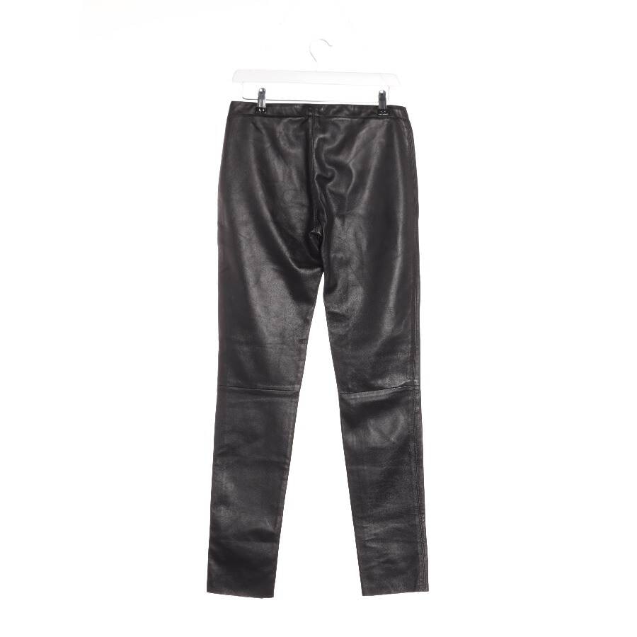 Image 2 of Leather Pants 34 Black in color Black | Vite EnVogue