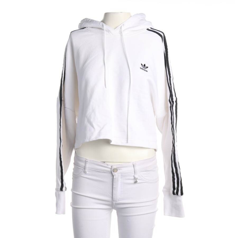 Image 1 of Hooded Sweatshirt 38 White in color White | Vite EnVogue