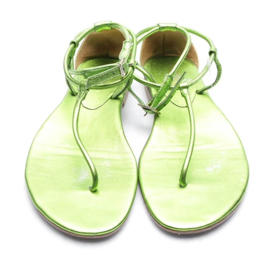 Image 2 of Sandals EUR 36 Light Green in color Green | Vite EnVogue