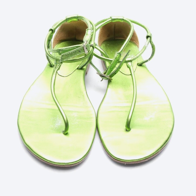 Image 2 of Sandals EUR 36 Light Green in color Green | Vite EnVogue