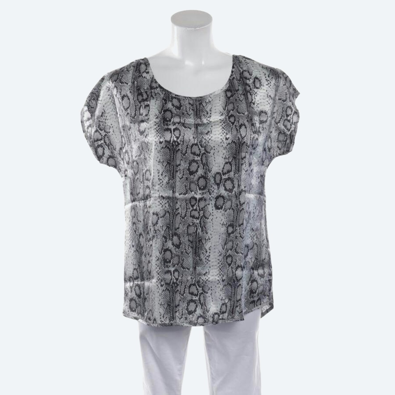 Image 1 of Silk Shirt 36 Light Gray in color Gray | Vite EnVogue