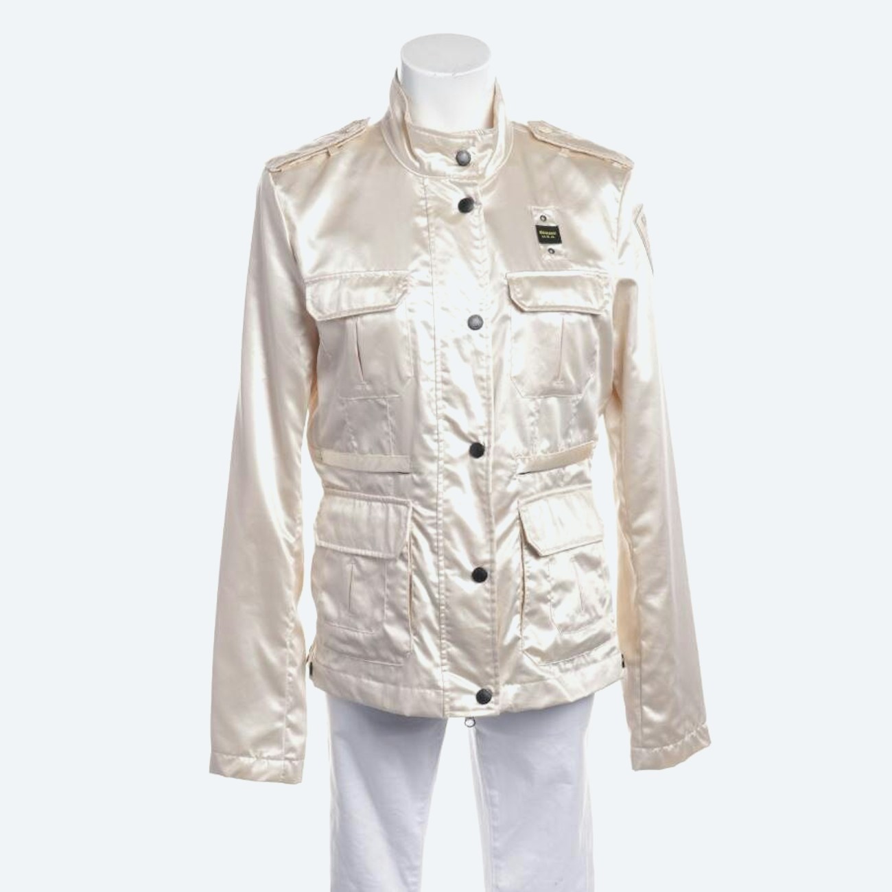 Image 1 of Between-seasons Jacket L Beige in color White | Vite EnVogue