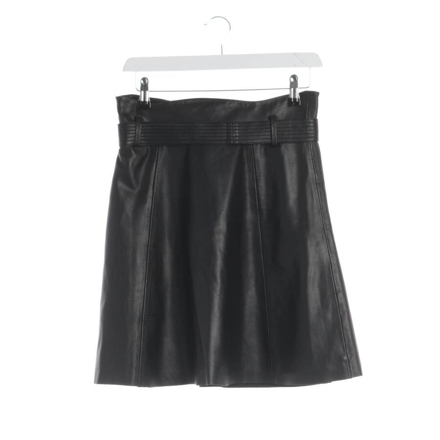 Image 1 of Leather Skirt 34 Black in color Black | Vite EnVogue