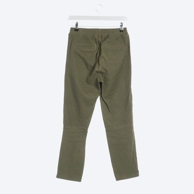 Image 2 of Leather Pants 36 Olive Green in color Green | Vite EnVogue
