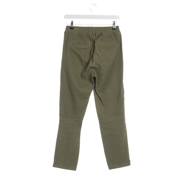 Leather Pants 36 Olive Green | Vite EnVogue