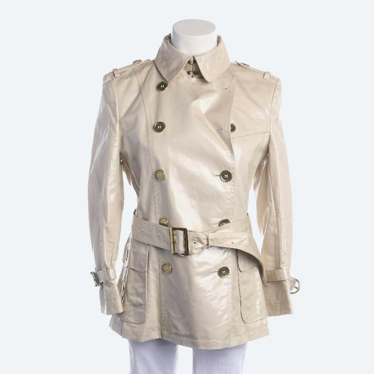 Image 1 of Trenchcoat 38 Beige in color White | Vite EnVogue
