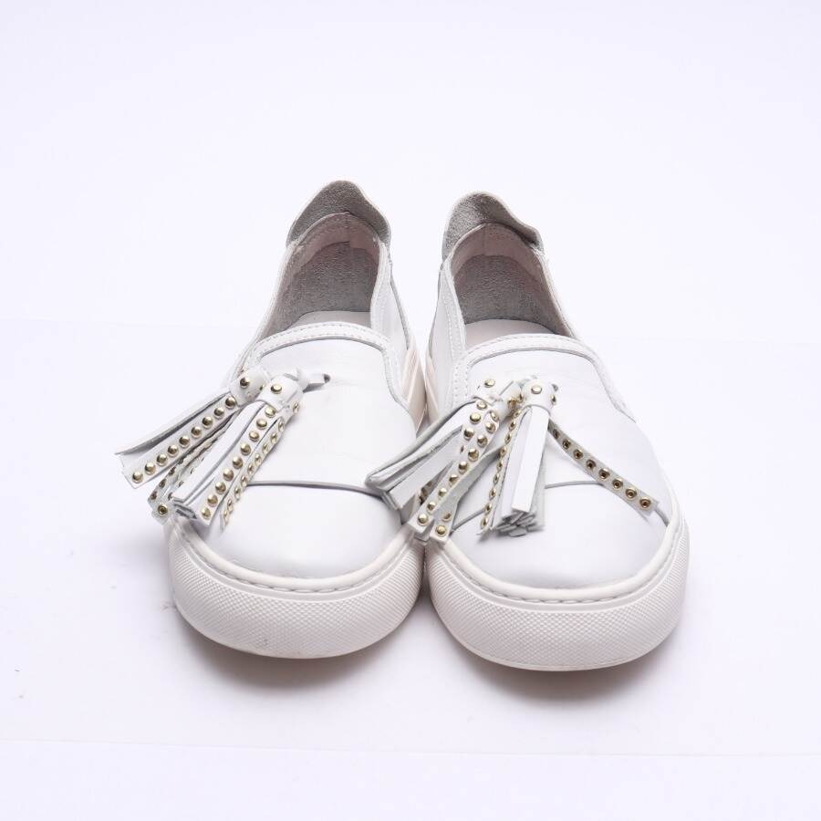 Image 2 of Loafers EUR 36.5 White in color White | Vite EnVogue